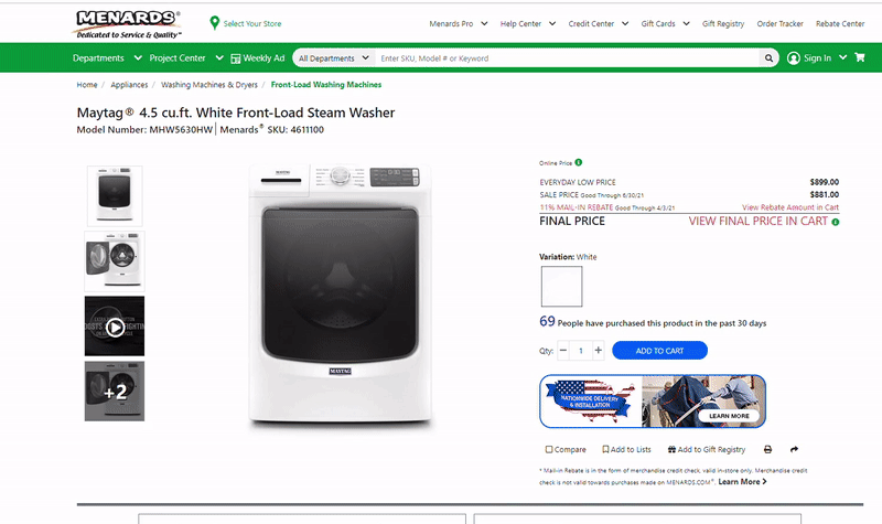 Menards Enhanced Content GIF