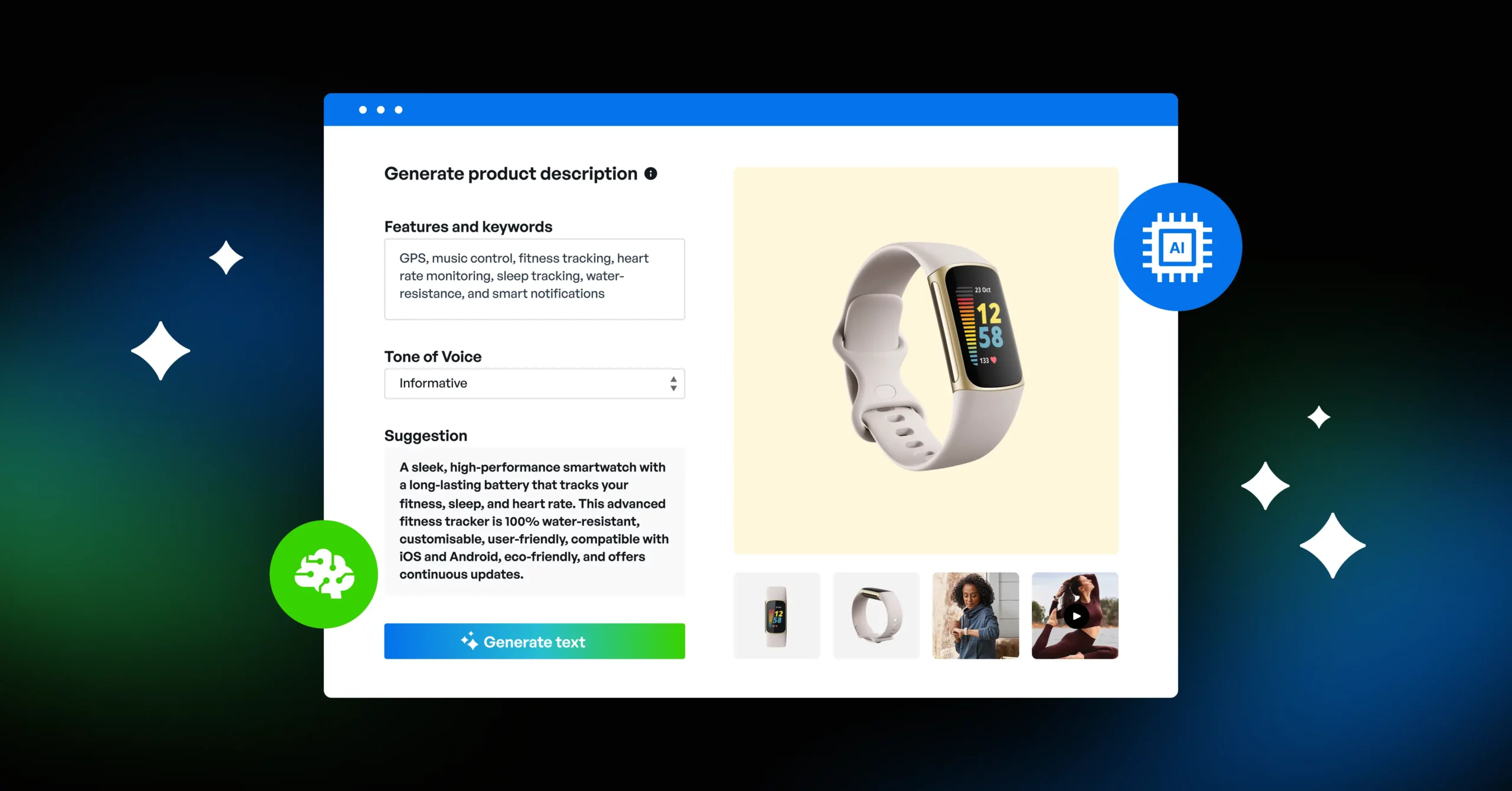 AI-generated product content